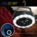 2-em-1 18-LED Tenda Flexível Camping Light Ventilador de teto Caminhada Outdoor Latern